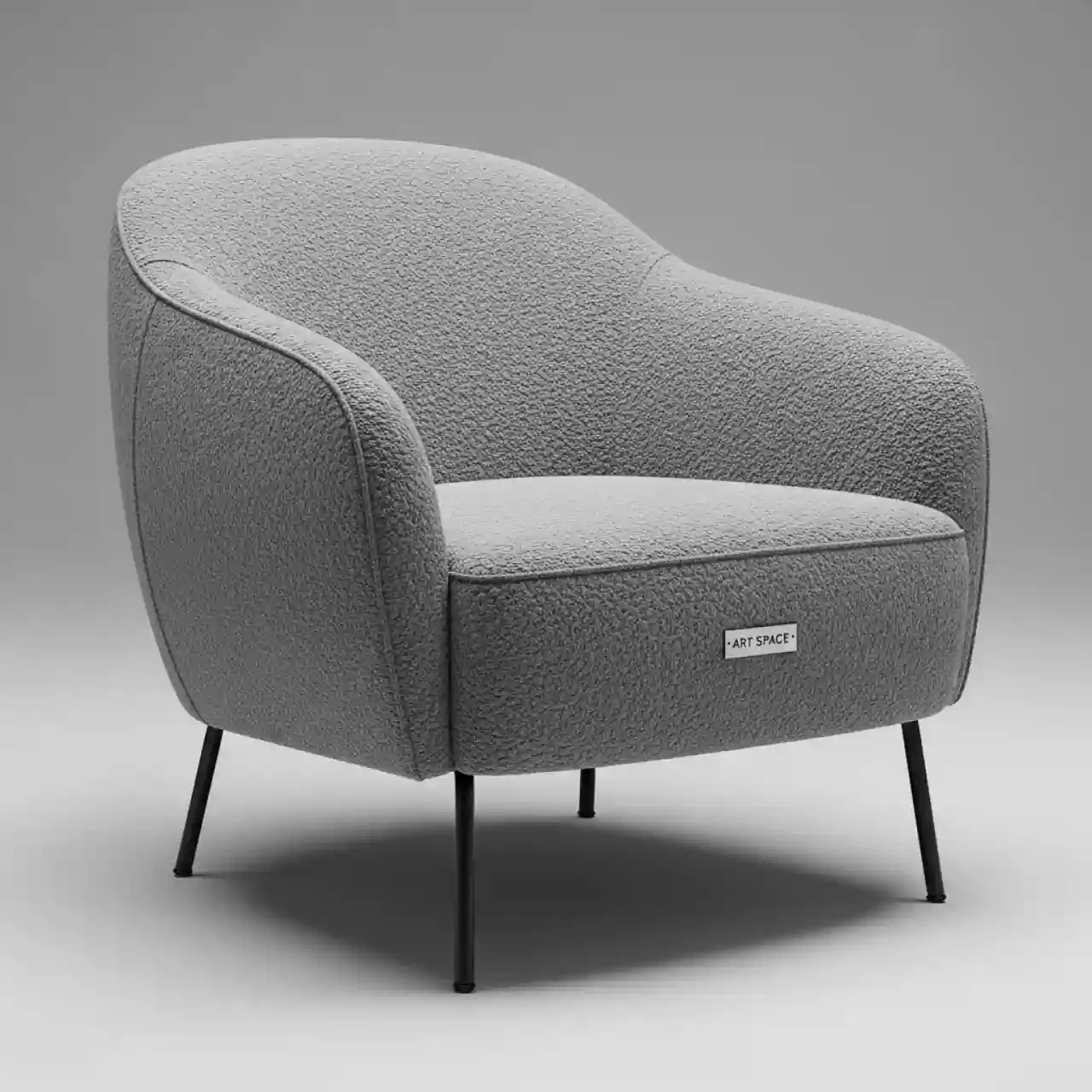 Аренда Кресла Luffy букле серого в Red Arena — ART SPACE