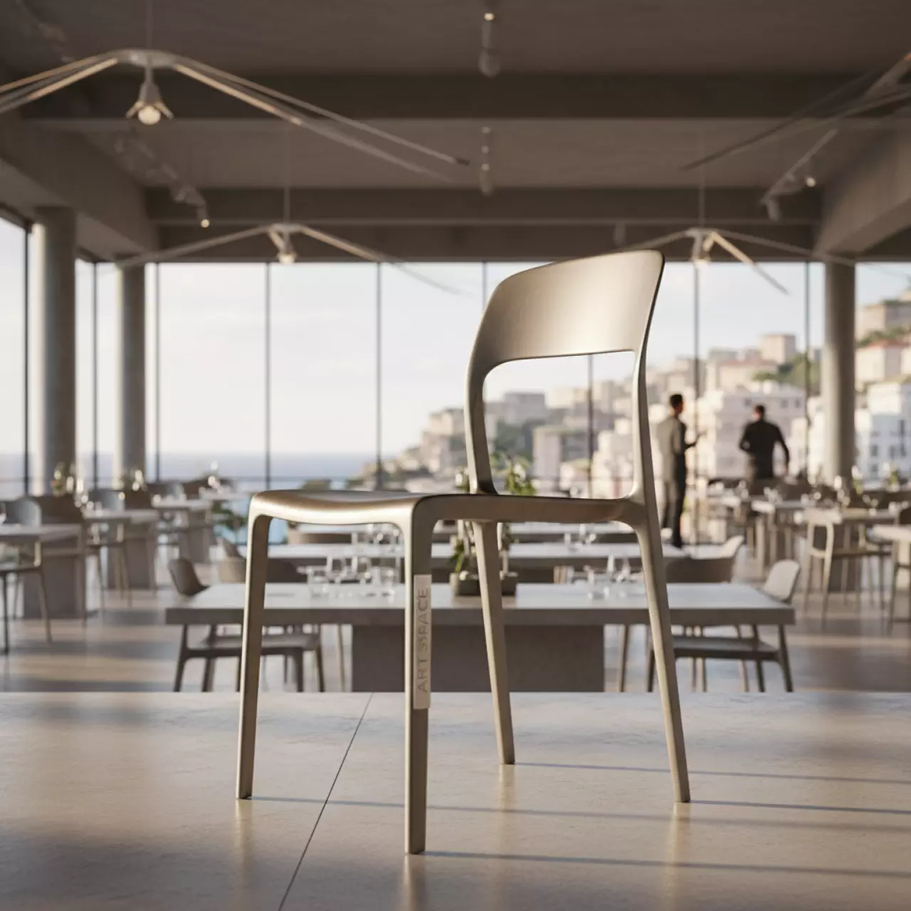 Аренда Кресла металлического Jive в ресторане «Sanremo» — ART SPACE