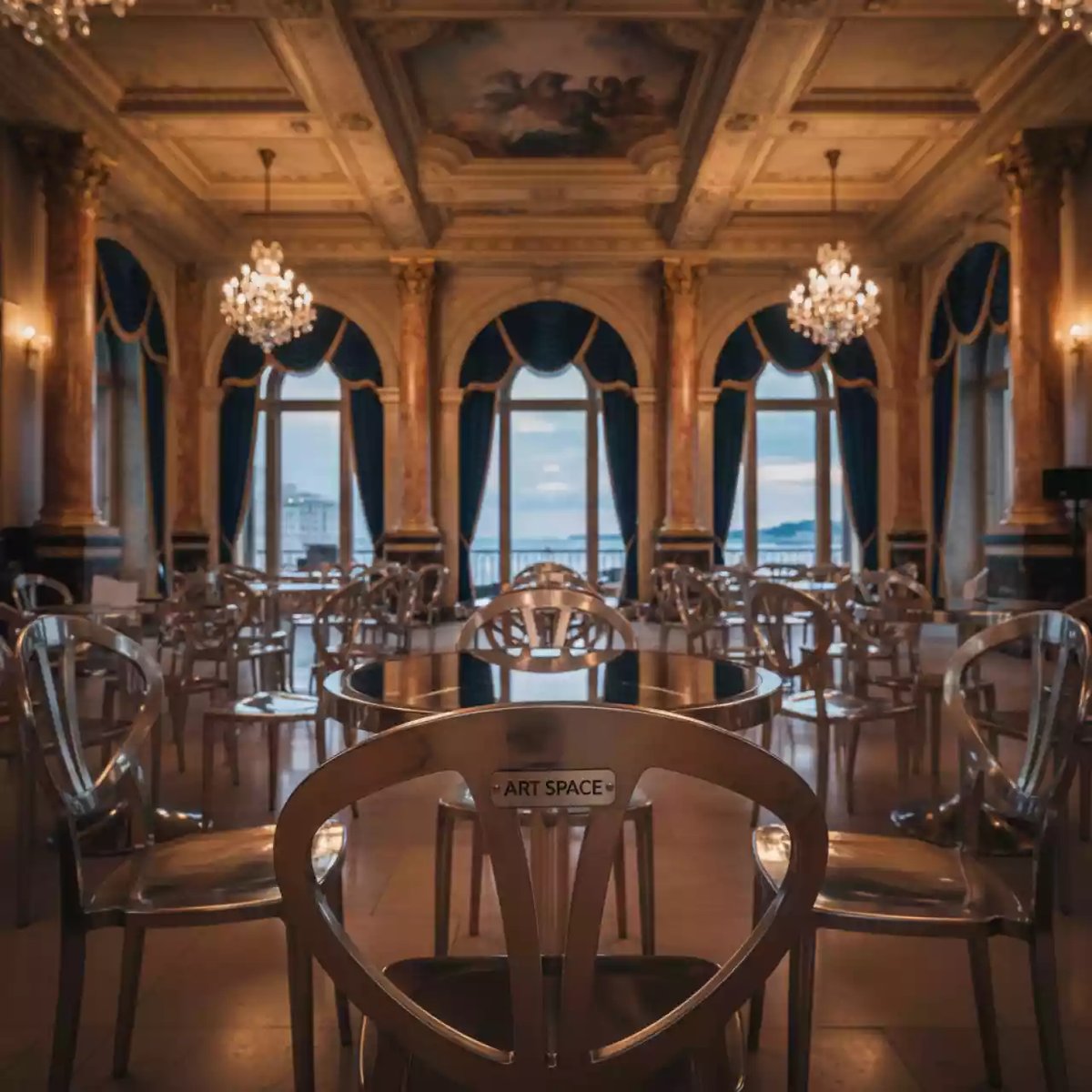 Аренда Кресла металлического Pigalle в зале «Чайка» (Морпорт) — ART SPACE