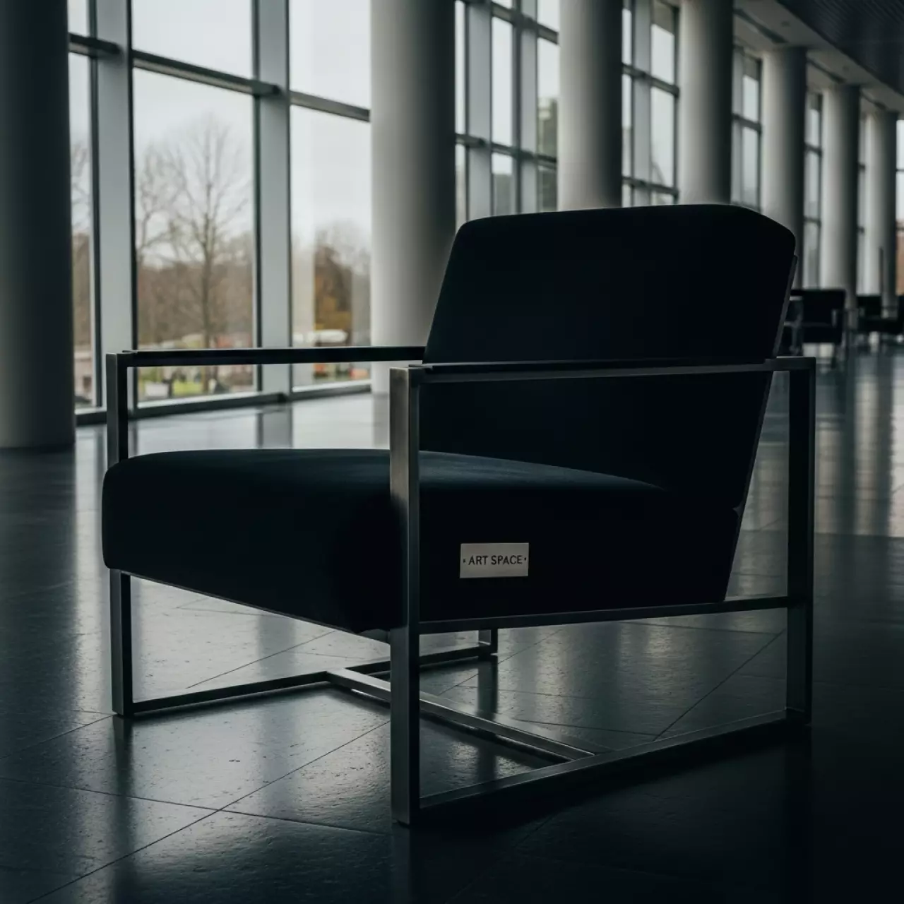 Аренда Кресла Orus с черной бархатной обивкой в Radisson Collection Paradise — ART SPACE