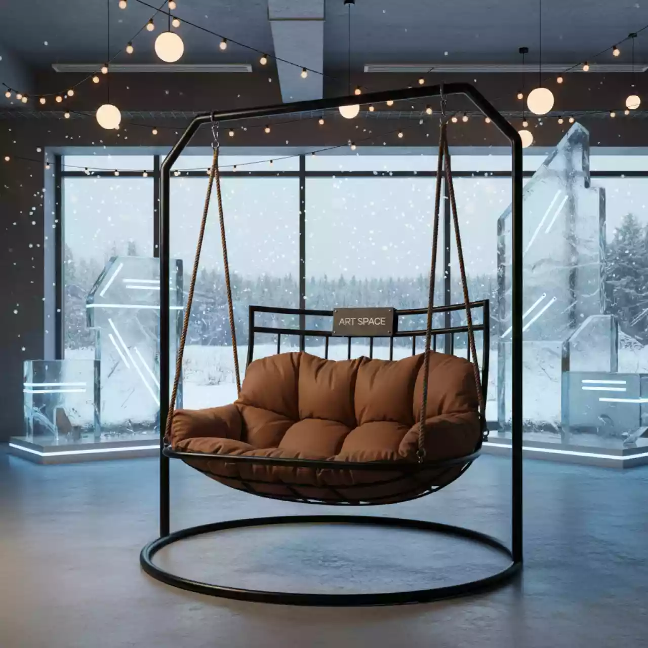 Аренда Кресла подвесного AFM 201B L Brown в Университете «Сириус» — ART SPACE