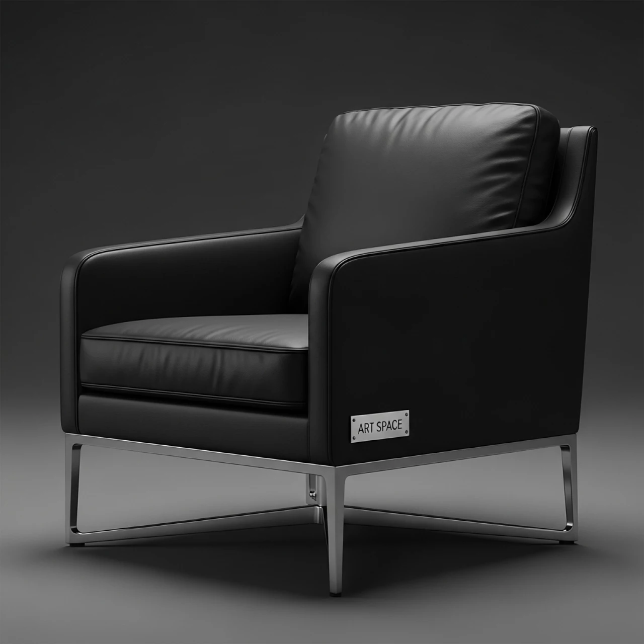 Аренда Кресла премьер черная экокожа в Gamma Sirius — ART SPACE