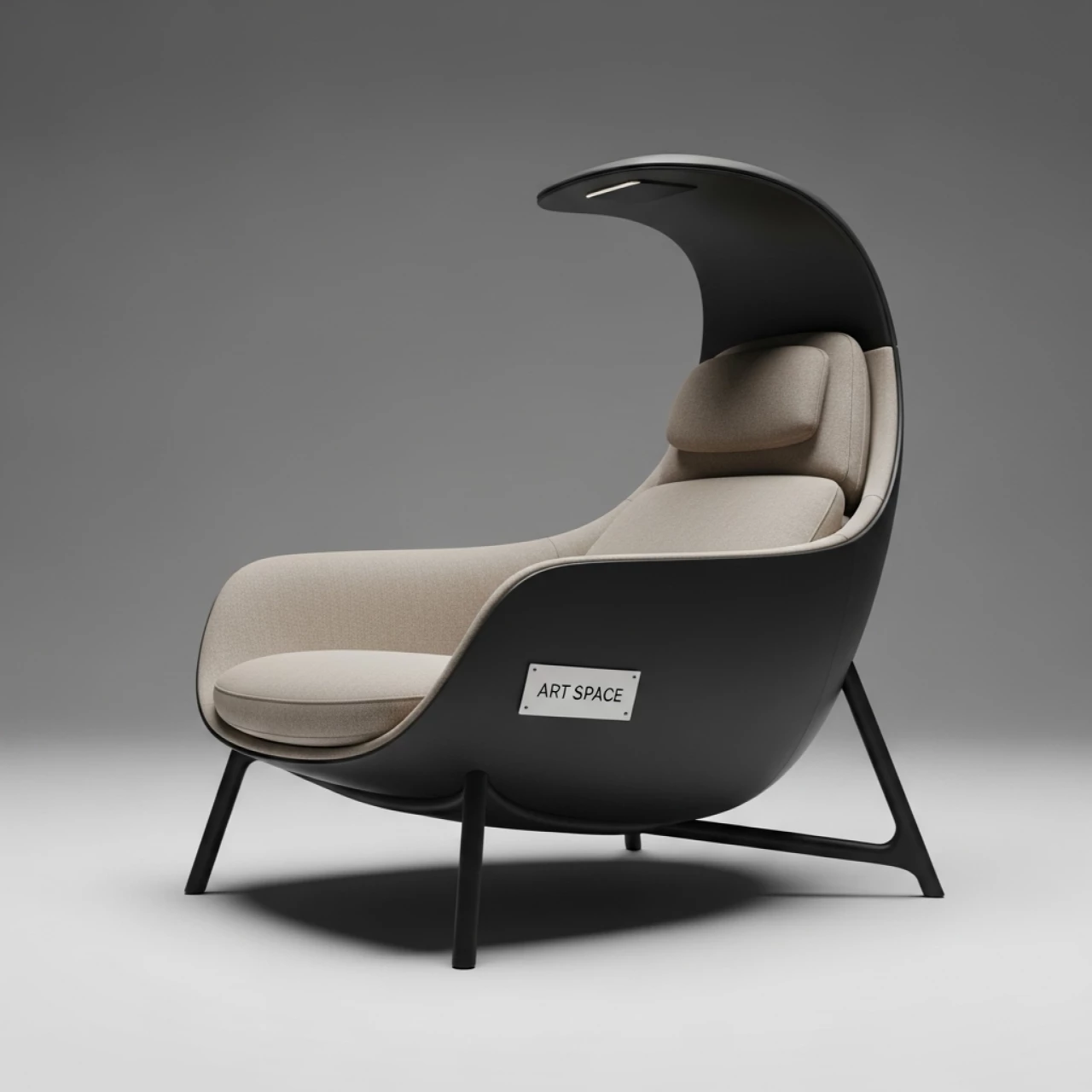 Аренда Кресла Suspension темно бежево черное в санатории «Русь» — ART SPACE