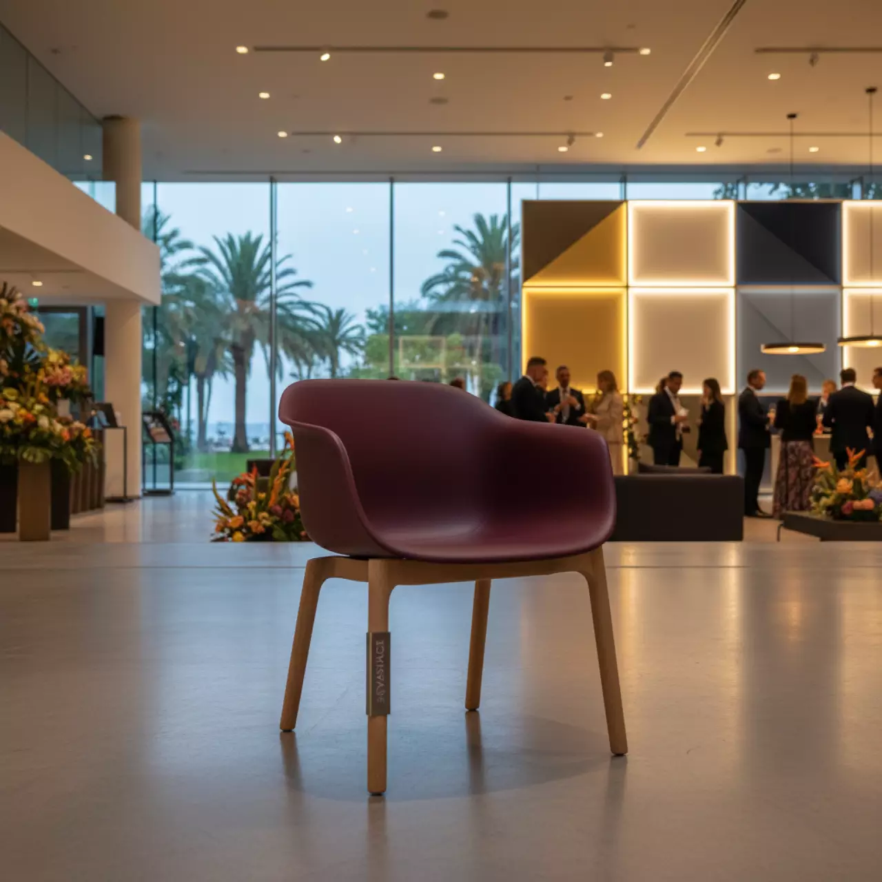 Аренда Кресла Вега эмаль бордовое в отеле Radisson Lazurnaya — ART SPACE