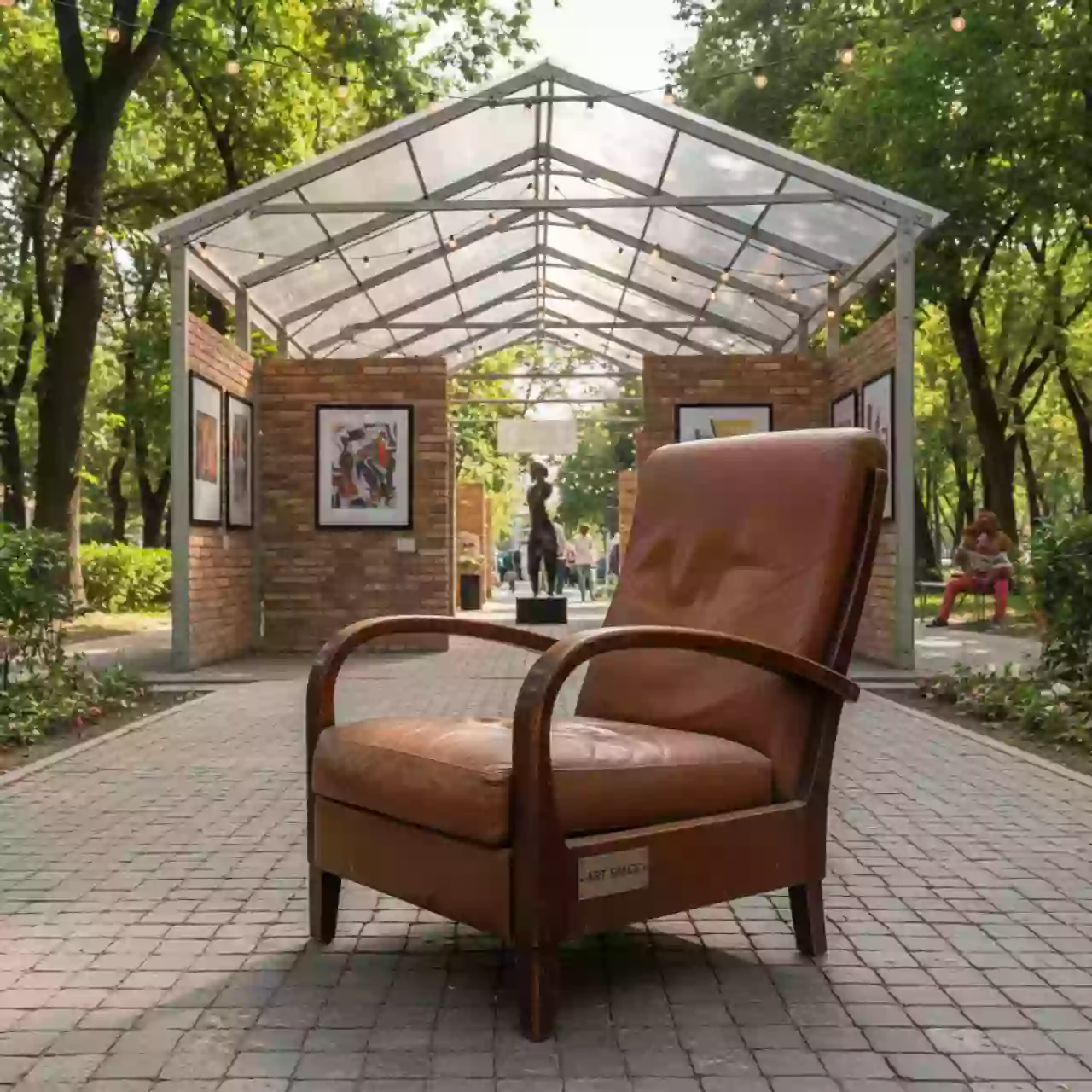 Аренда Кресла винтажного в парке «Ривьера» — ART SPACE