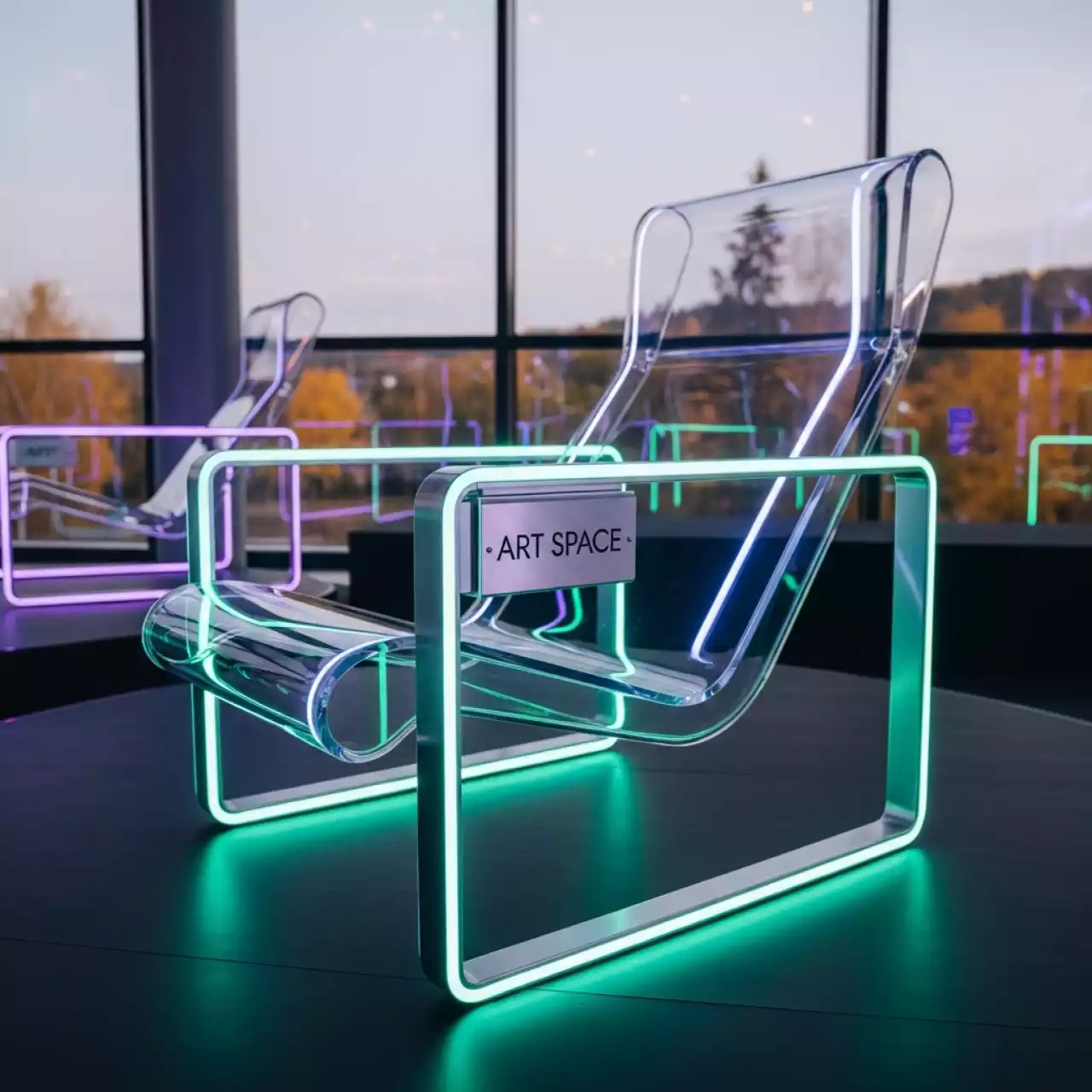 Аренда Кресло Barbara неоновое в Karat Resort — ART SPACE