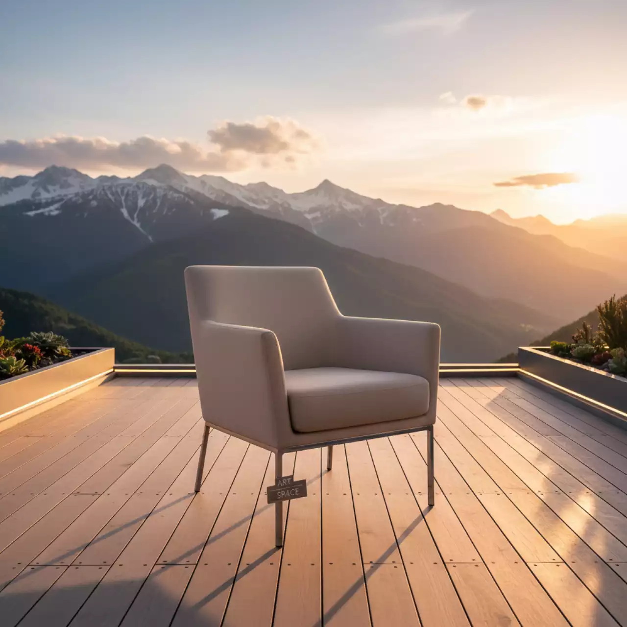 Аренда Кресло Beige AFM 307B в Skypark Sochi — ART SPACE