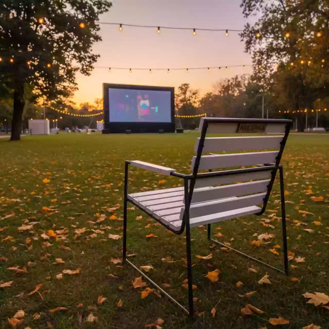 Аренда Кресло белое дерево металл Craft в парке «Ривьера» — ART SPACE