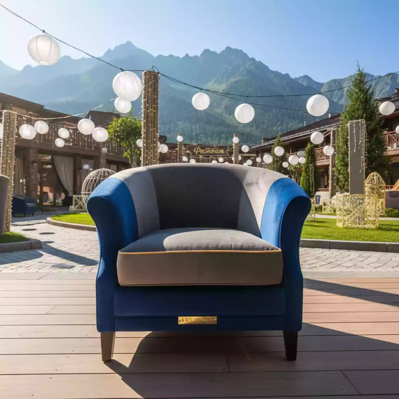 Аренда Кресло бочка в Golden Tulip Rosa Khutor — ART SPACE