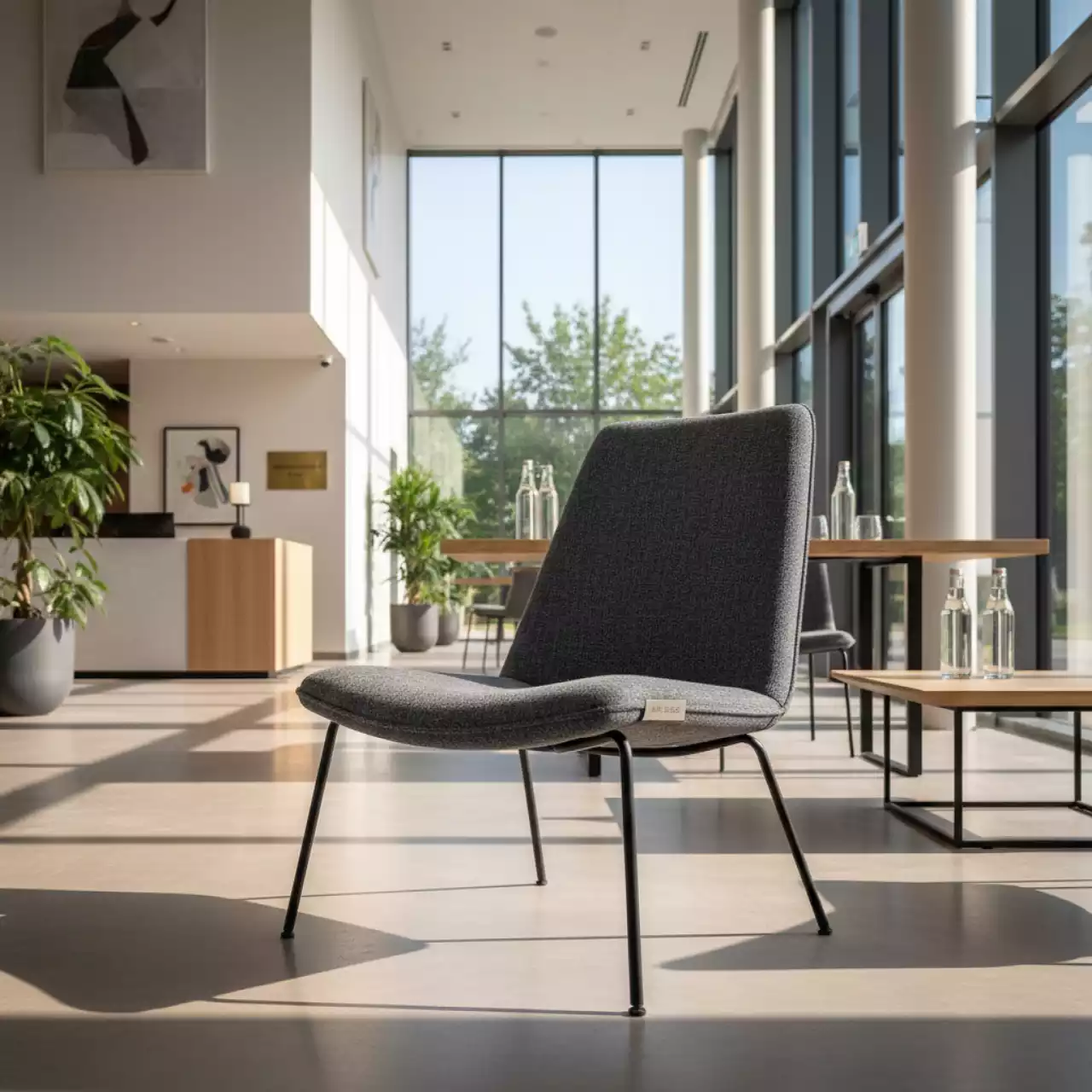 Аренда Кресло Bon RCH серое черное в Mövenpick Hotel — ART SPACE