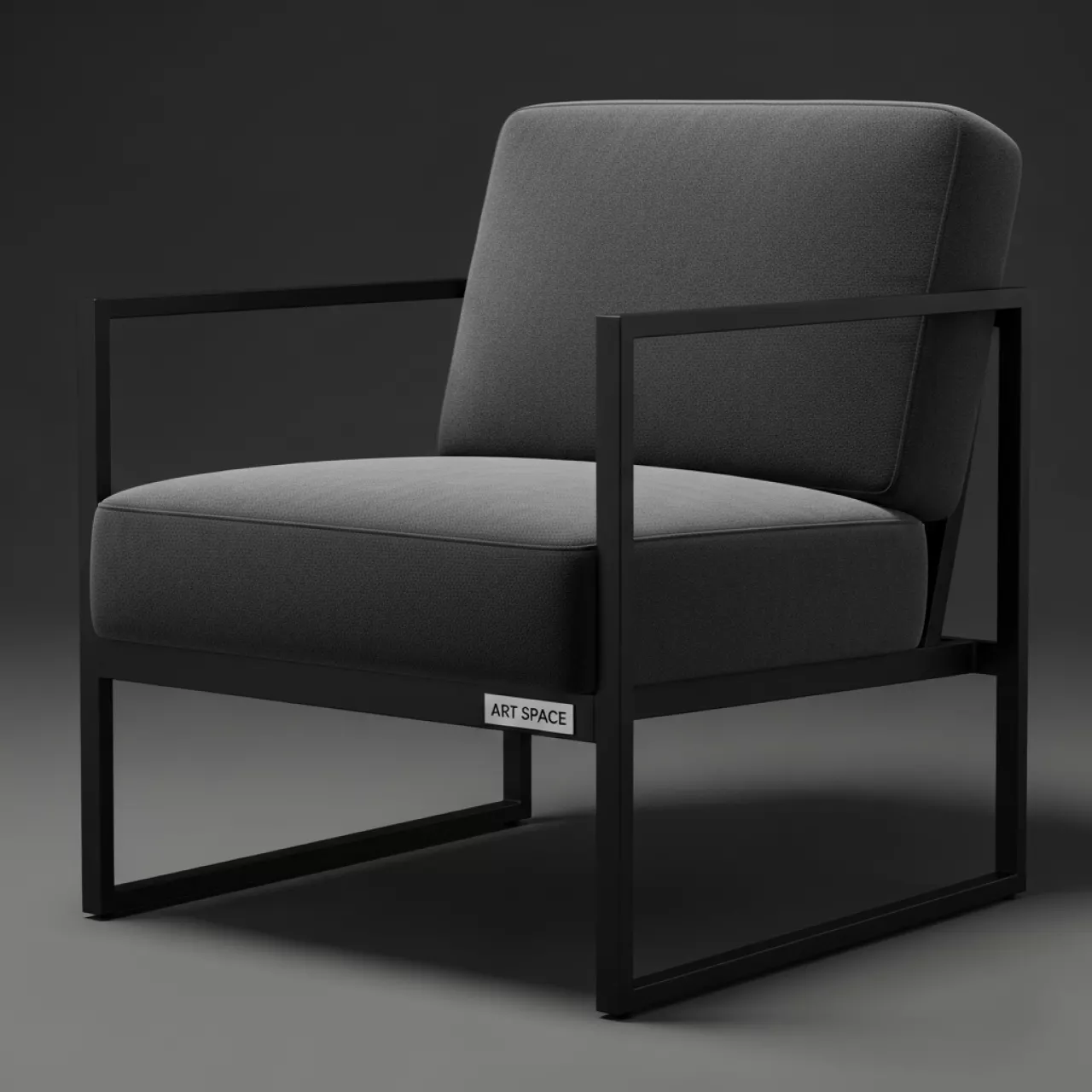 Аренда Кресло Brida графитовое в ледовом дворце «Роза Хутор» — ART SPACE