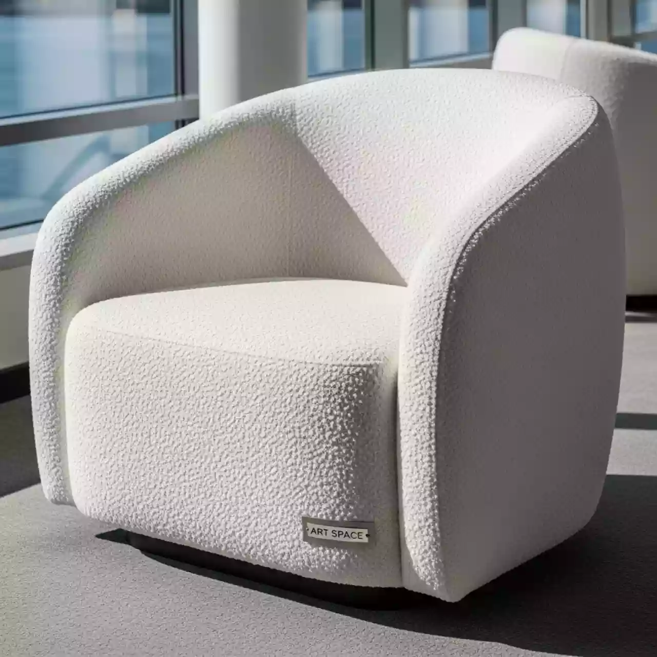 Аренда Кресло букле белое Кэнди в Bridge Resort — ART SPACE