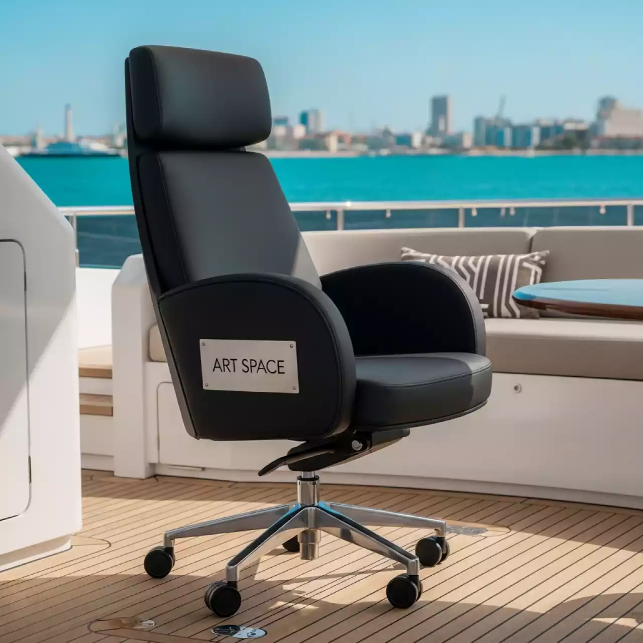 Аренда Кресло CLG 630 LXH C Black на VIP-яхте (Имеретинский порт) — ART SPACE