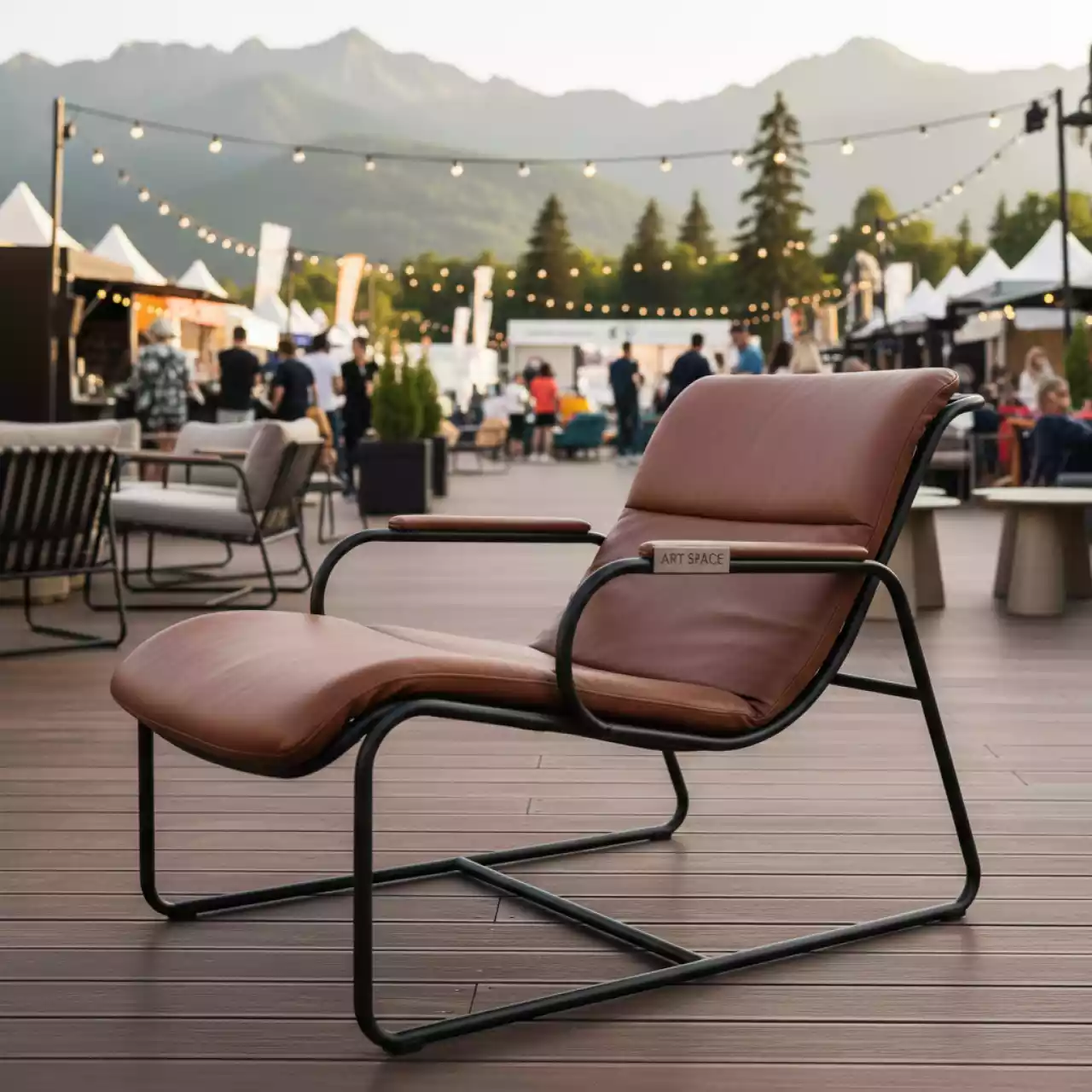 Аренда Кресло CLG 630 LXH C Brown на курорте «Газпром» (Альпика) — ART SPACE