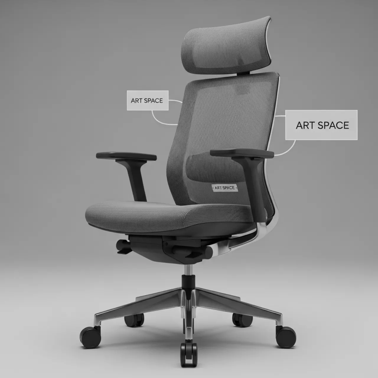 Аренда Кресло CLG 630 LXH C Grey на курорте «Газпром» (Альпика) — ART SPACE