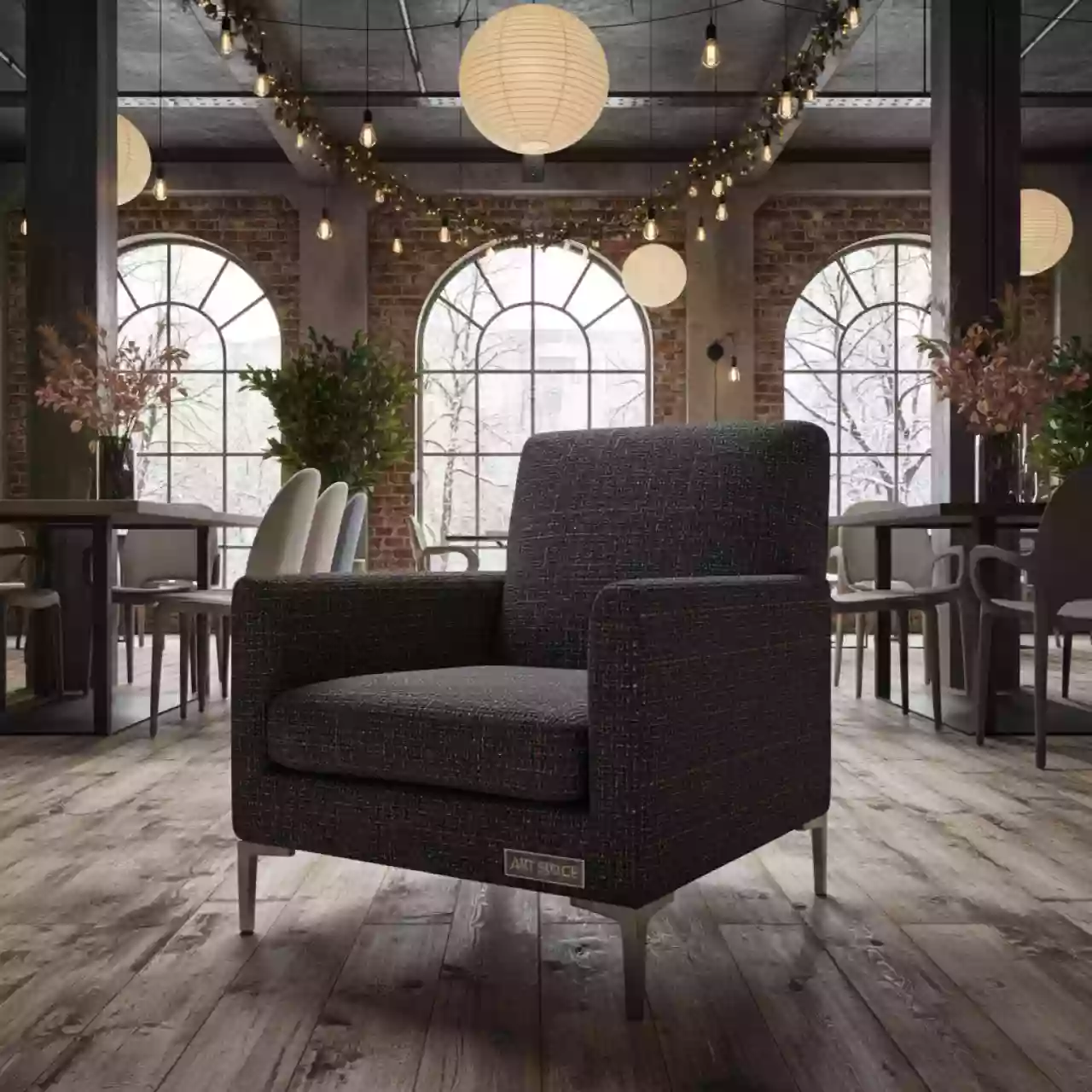 Аренда Кресло CLG 630 LXH CGrey в ресторане «Sanremo» — ART SPACE