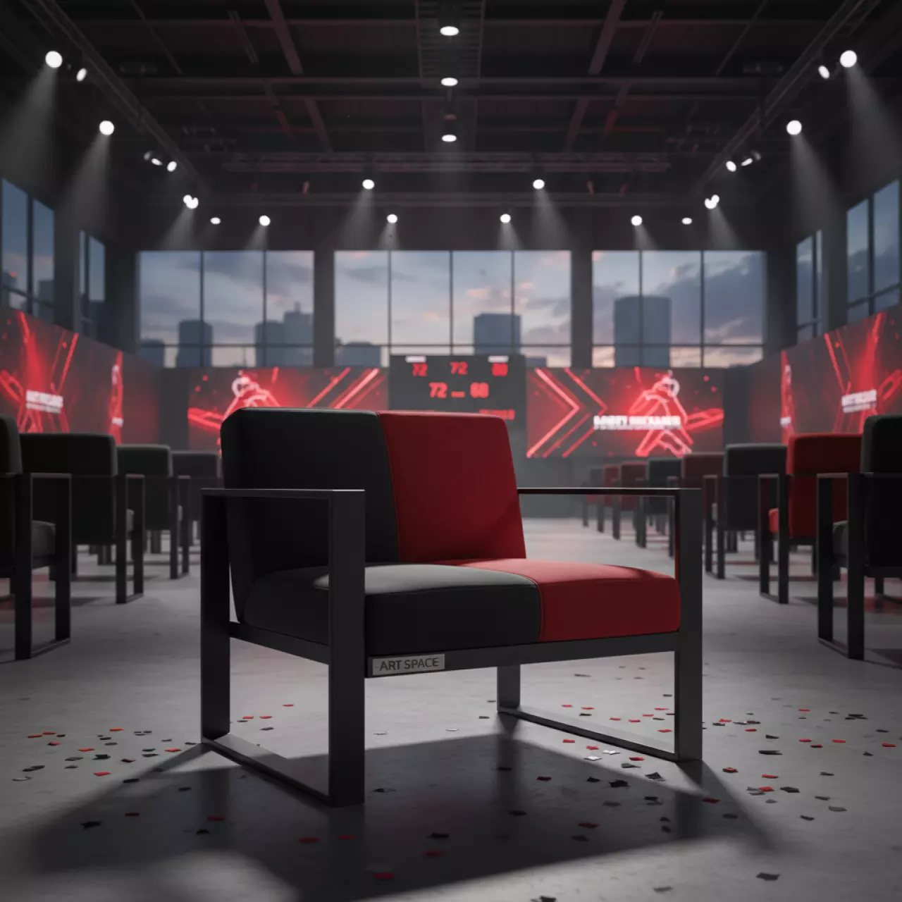 Аренда Кресло College BX 3760 black red в Маринс Парк Отеле — ART SPACE