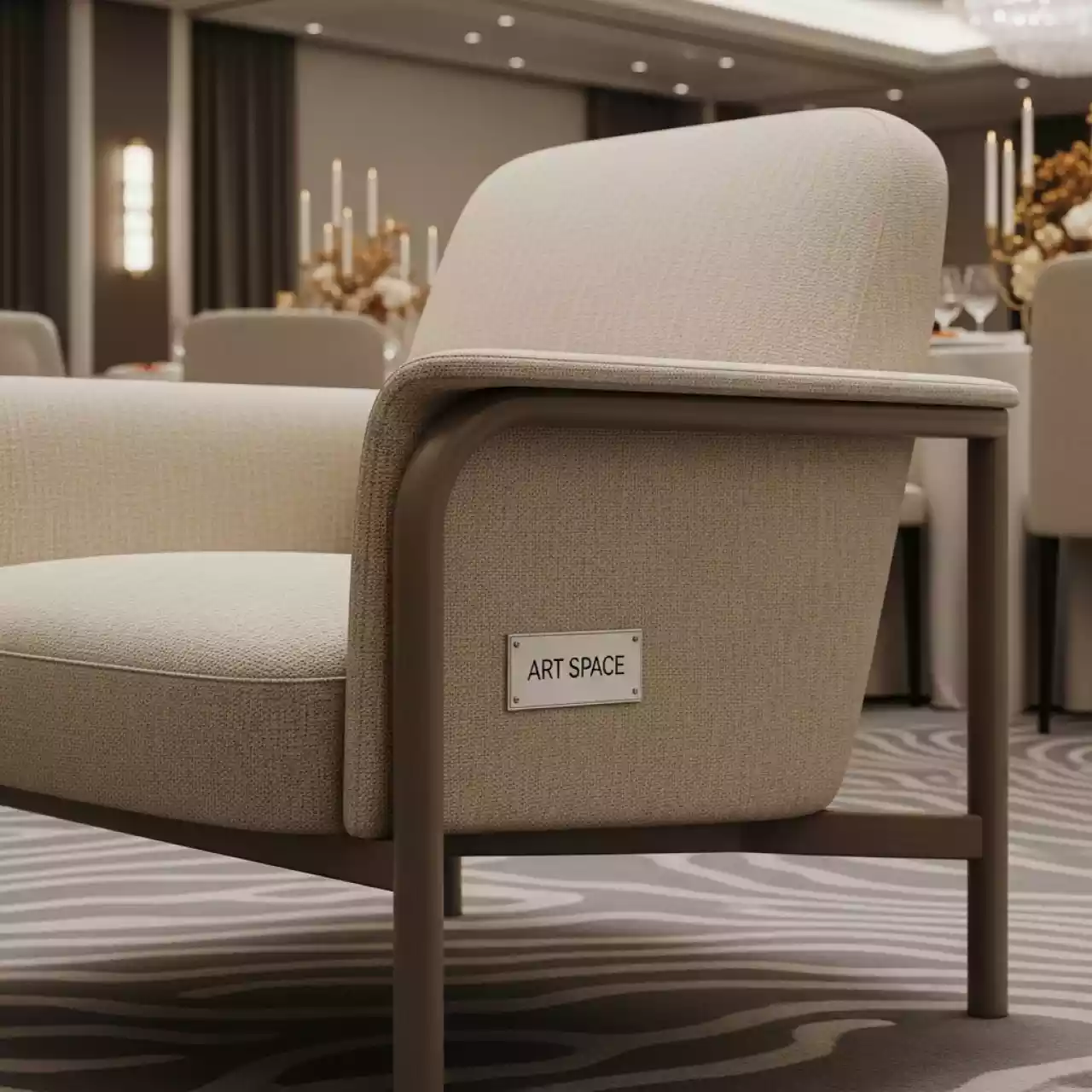 Аренда Кресло College H 916L 3 бежевое в Маринс Парк Отеле — ART SPACE