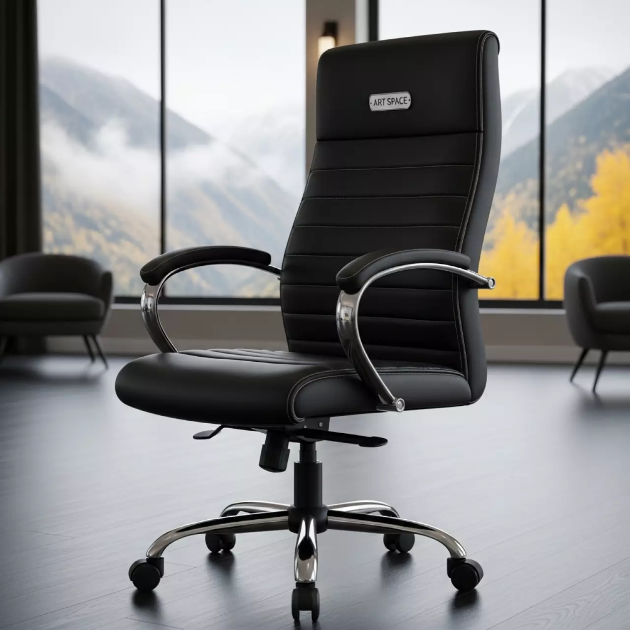 Аренда Кресло College HLC1500HLX черное на курорте «Газпром» (Альпика) — ART SPACE