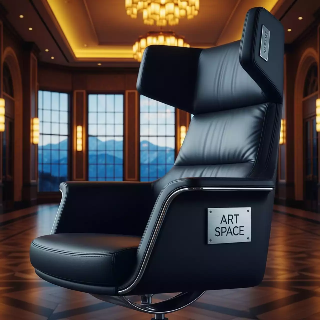 Аренда Кресло College HLC 1500HLX черное в Courtyard by Marriott Sochi — ART SPACE