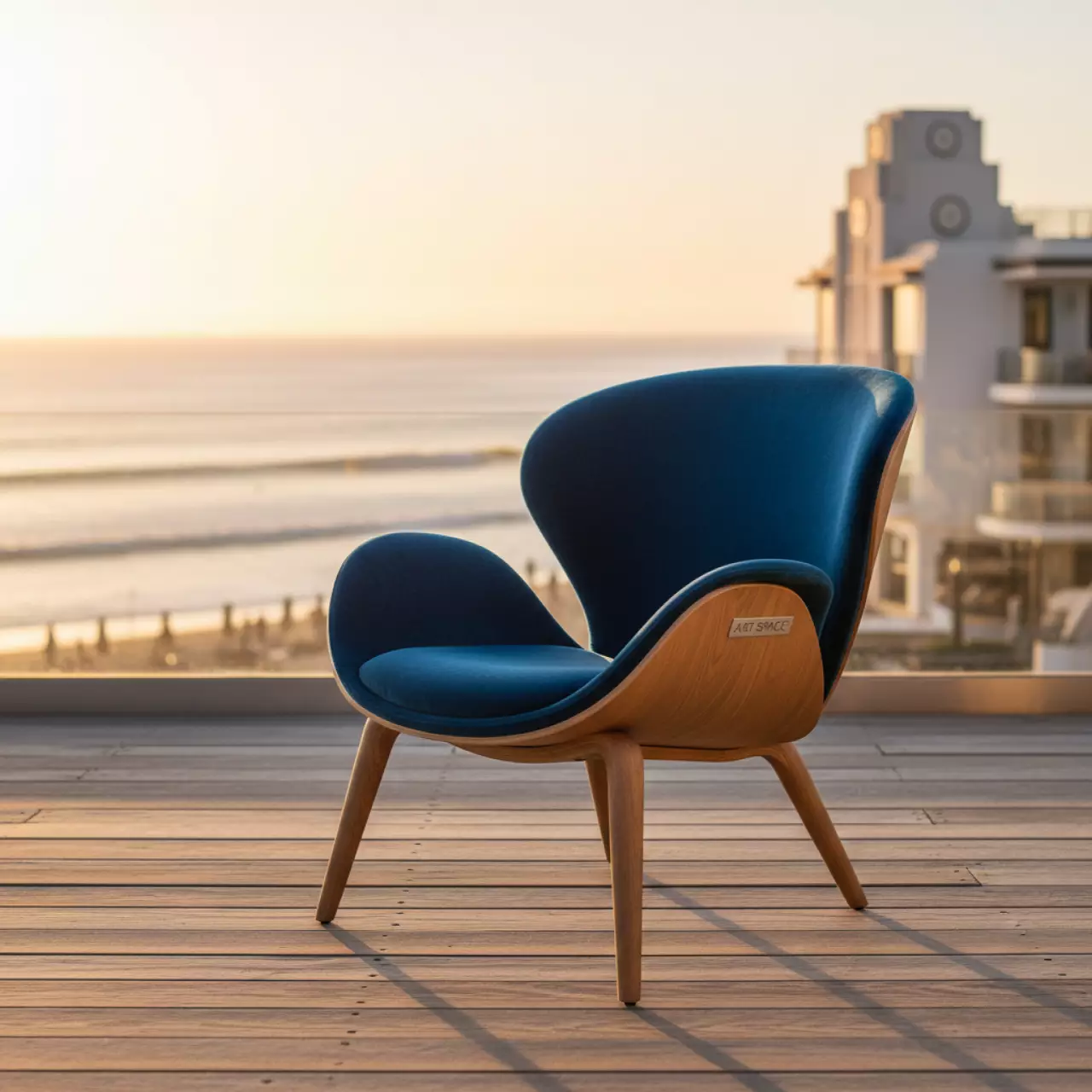 Аренда Кресло Contour в пляжном клубе Del Mar — ART SPACE