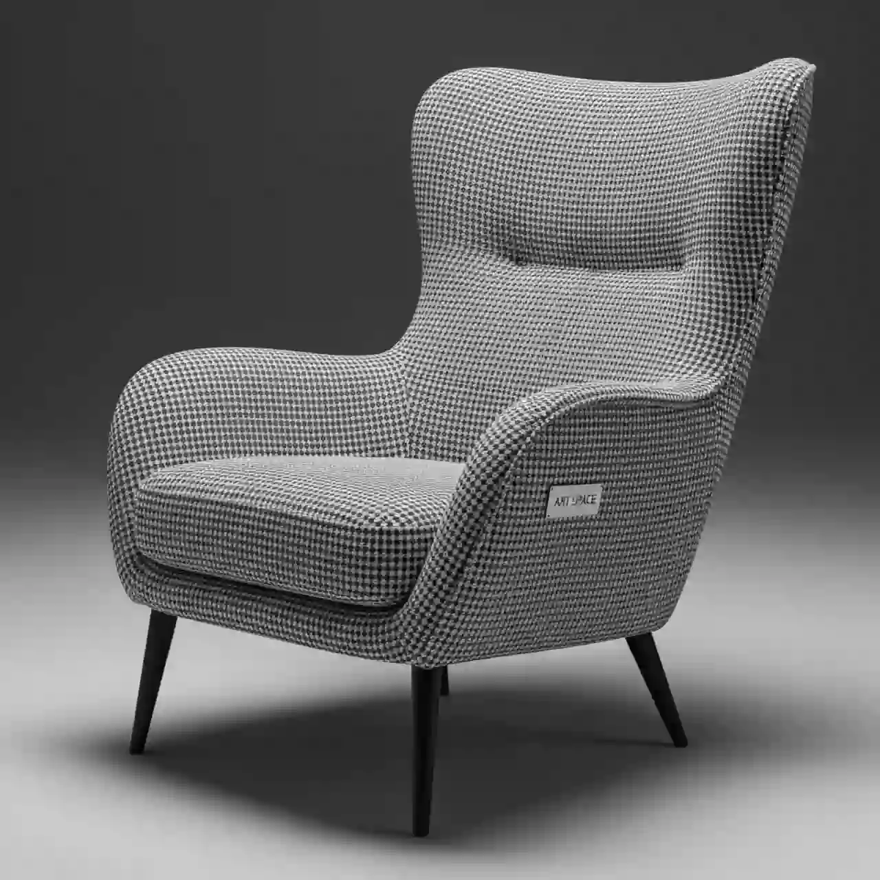 Аренда Кресло Dasch жаккард клетка в Alpha Sirius — ART SPACE