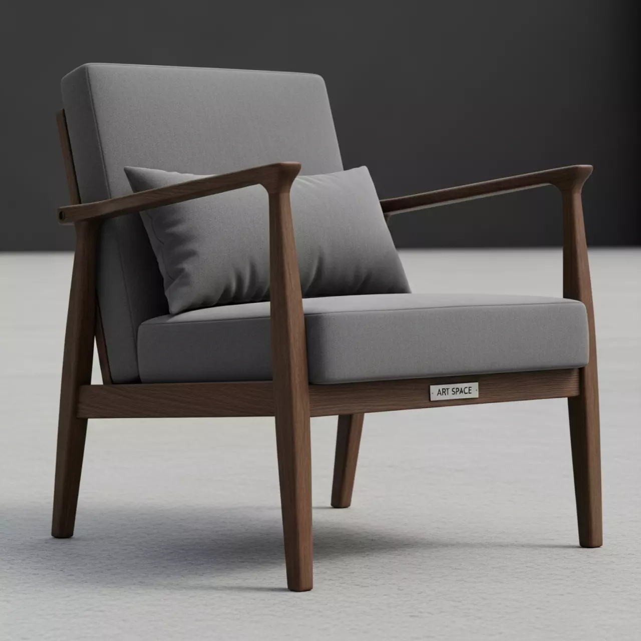 Аренда Кресло деревянное с обивкой и подушкой Calypso в парке «Ривьера» — ART SPACE