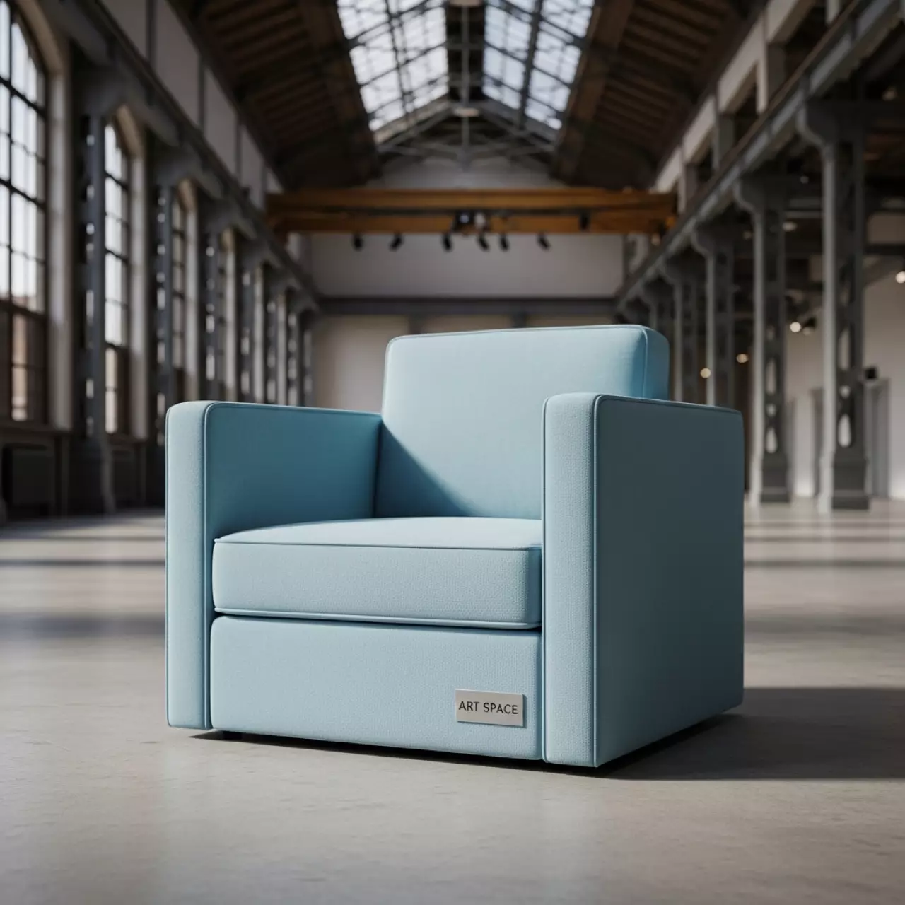 Аренда Кресло детское голубая ткань Kids 101 в Зимнем театре — ART SPACE