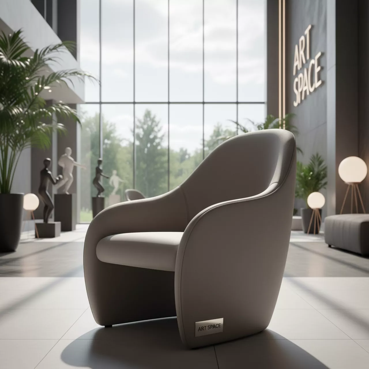 Аренда Кресло дизайнерское Touch тортора в санатории «Металлург» — ART SPACE