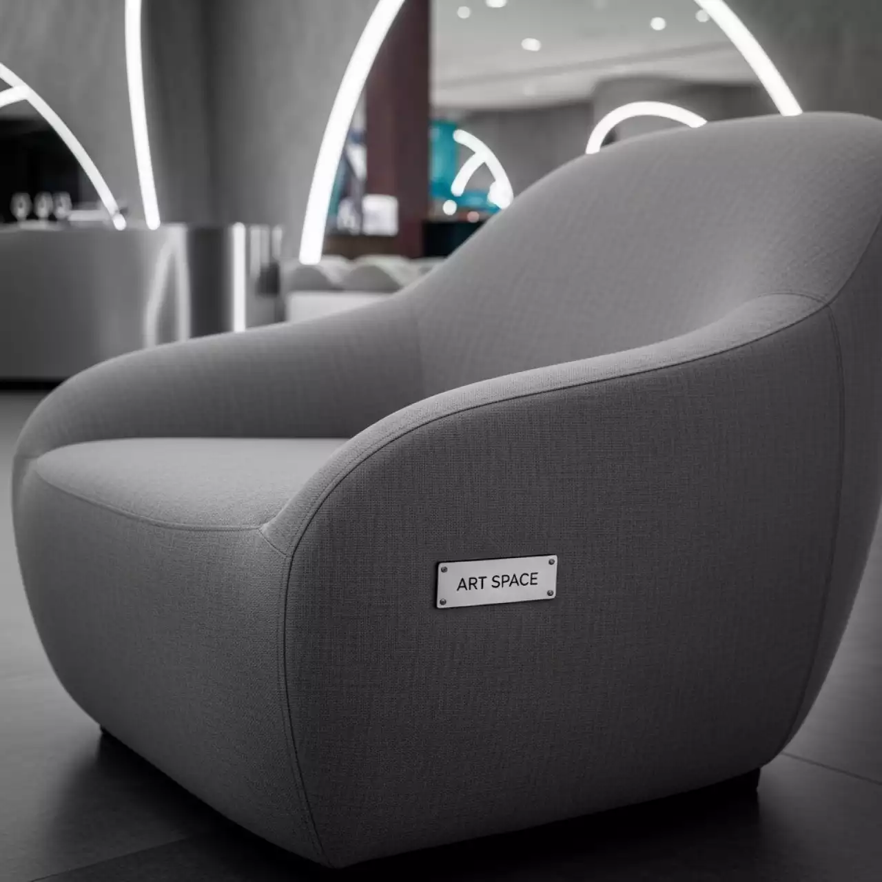 Аренда Кресло для отдыха Gulf серое в ресторане «Паруса» — ART SPACE