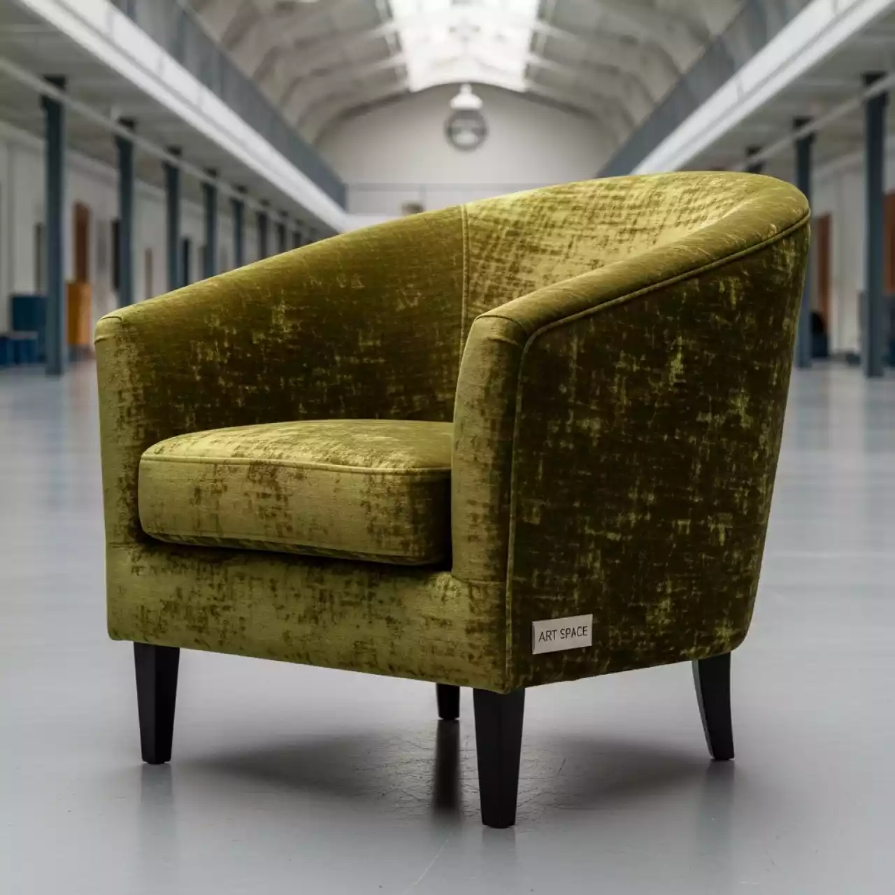 Аренда Кресло Дженкс велюр оливковый Bella 10 в зале «Чайка» (Морпорт) — ART SPACE