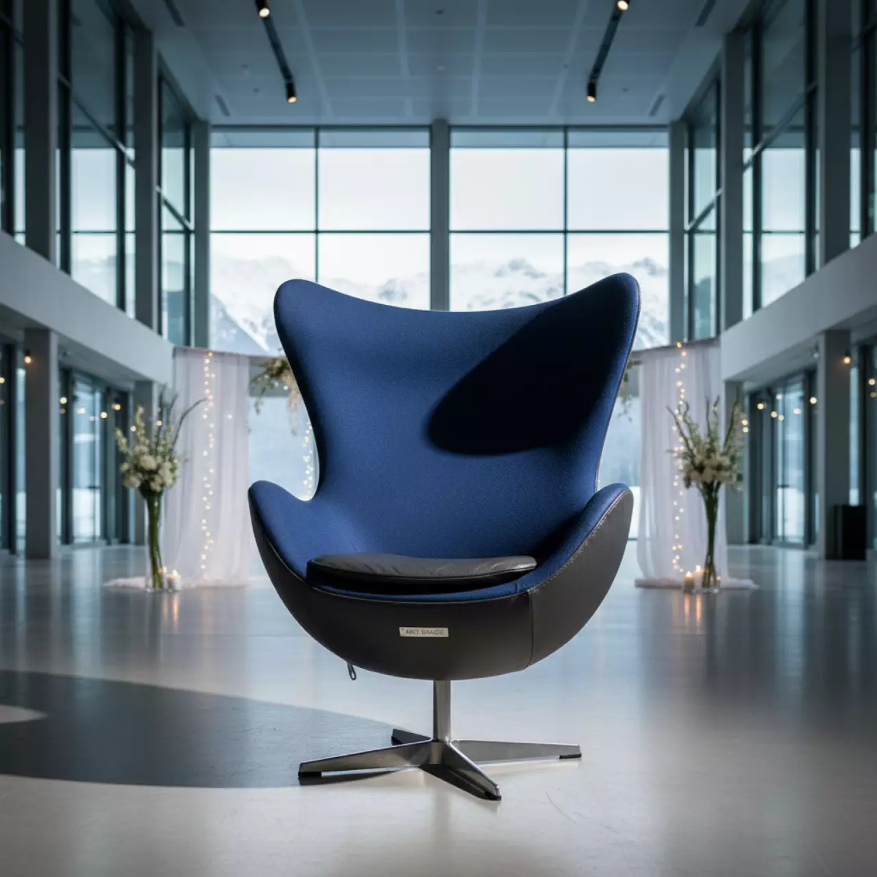 Аренда Кресло Egg Chair в ледовом дворце «Роза Хутор» — ART SPACE