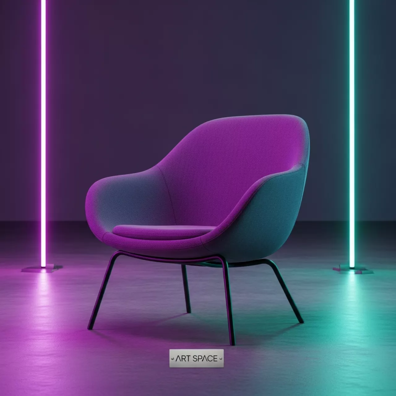 Аренда Кресло фиолетовое Mokka 3077VL в Сириус Арене — ART SPACE