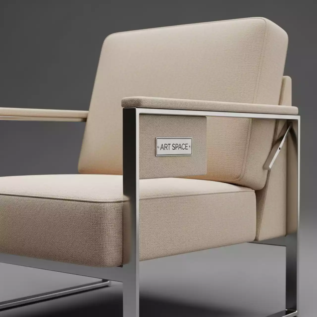Аренда Кресло Flint раскладное бежевый в лофте «Студия 21» — ART SPACE