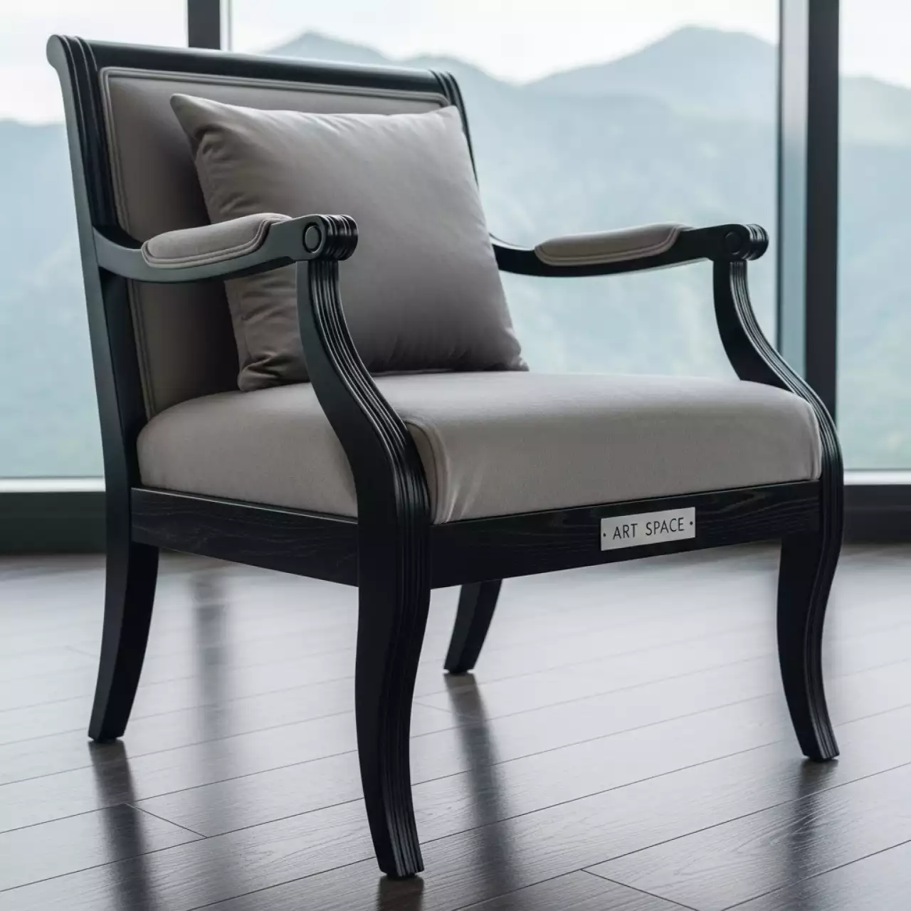 Аренда Кресло Флоренция с подушкой эбен лунный на курорте «Газпром» (Альпика) — ART SPACE