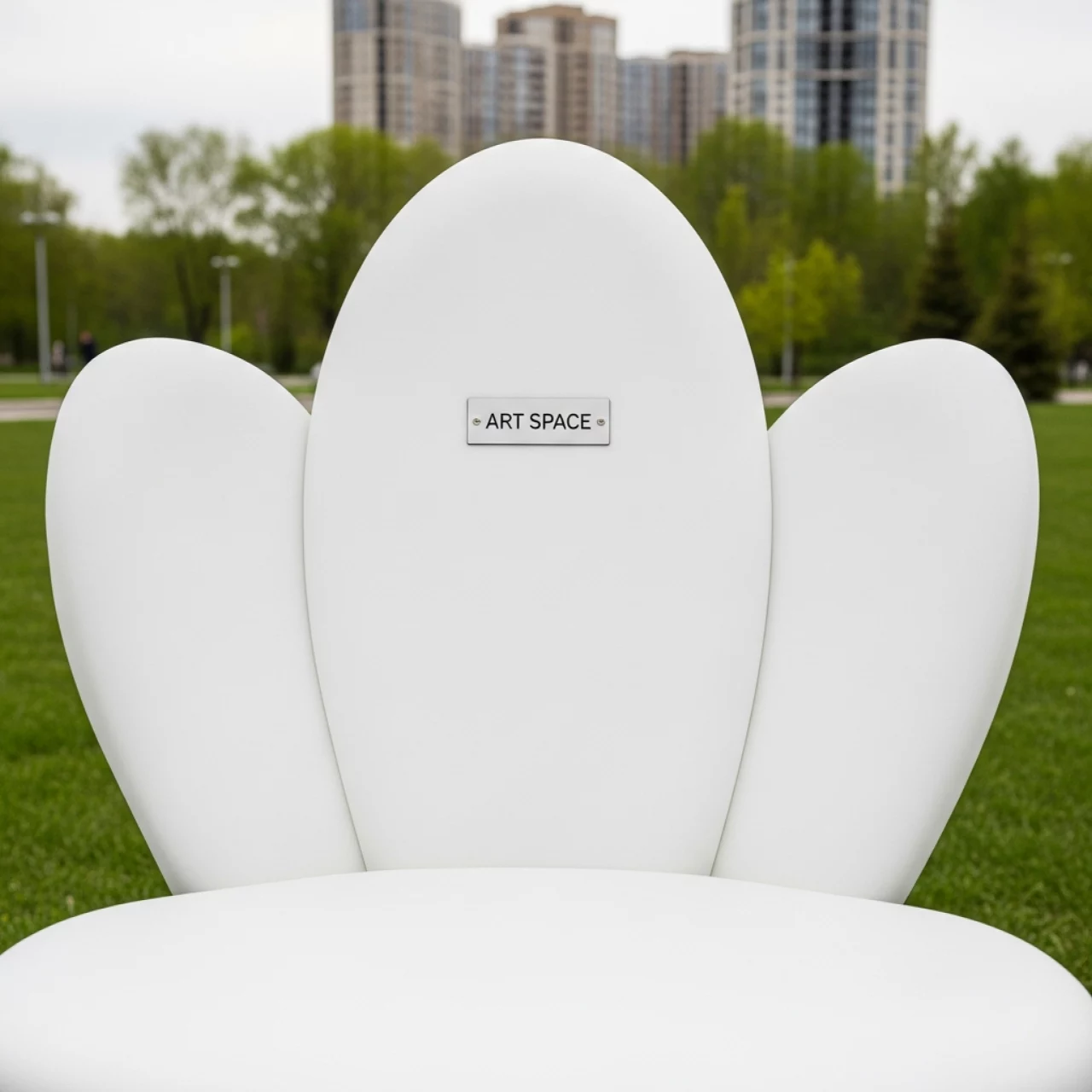 Аренда Кресло Floret белое в парке «Ривьера» — ART SPACE