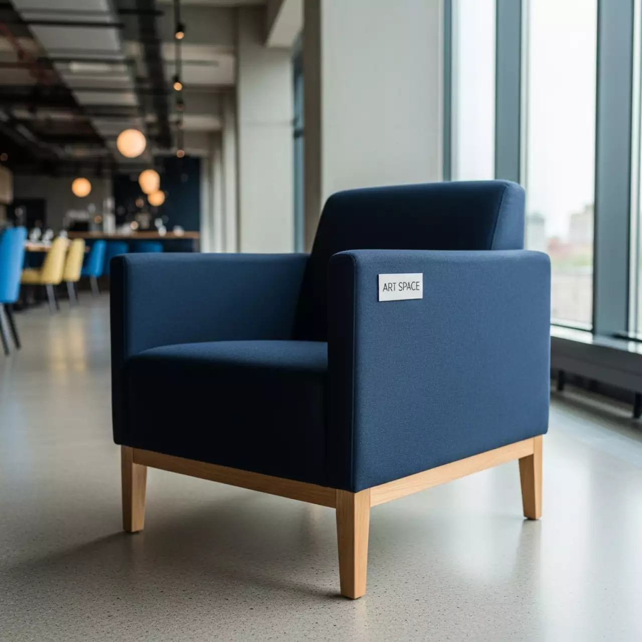 Аренда Кресло Форест синее в ресторане «Баран-Рапан» — ART SPACE