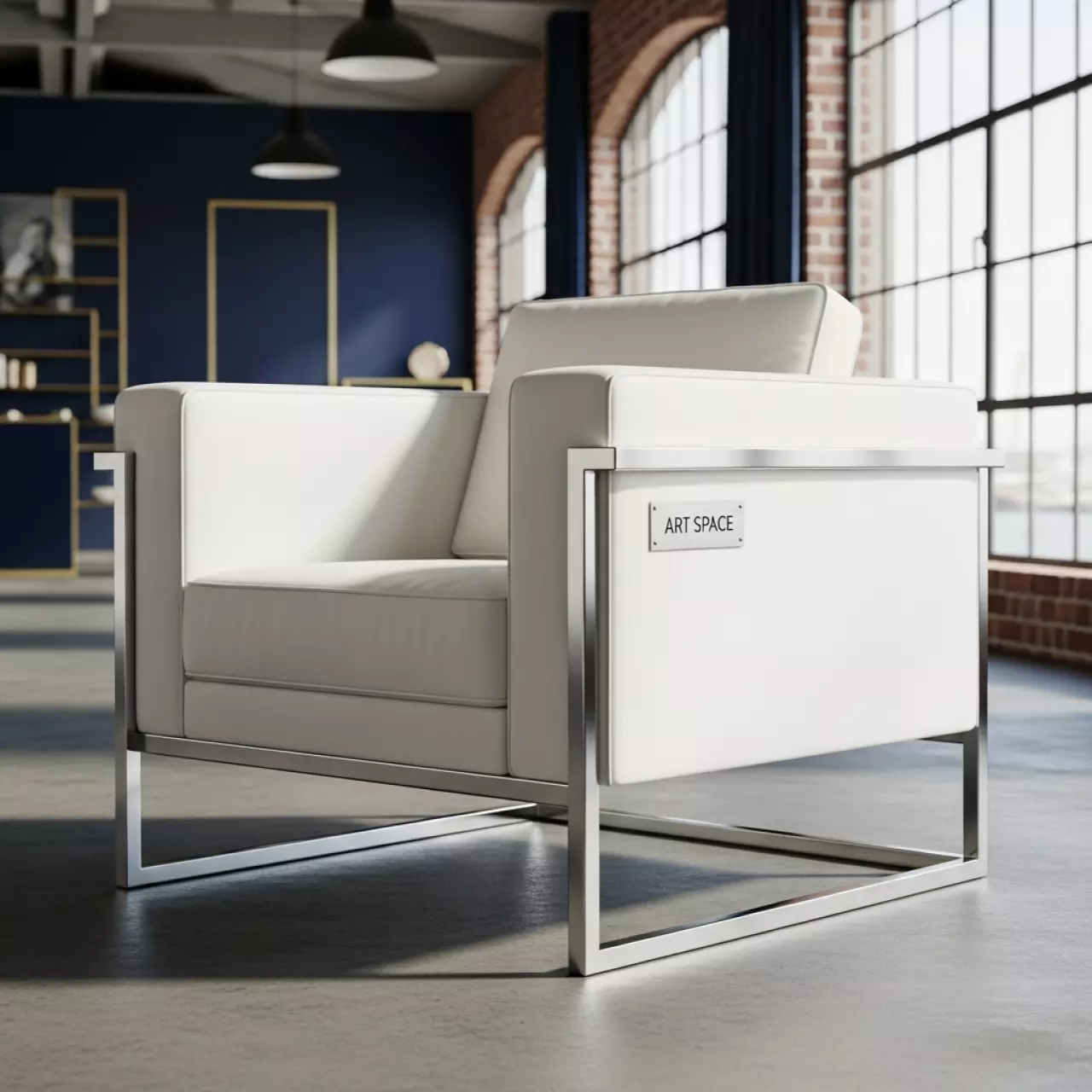 Аренда Кресло Forum белое в зале «Чайка» (Морпорт) — ART SPACE