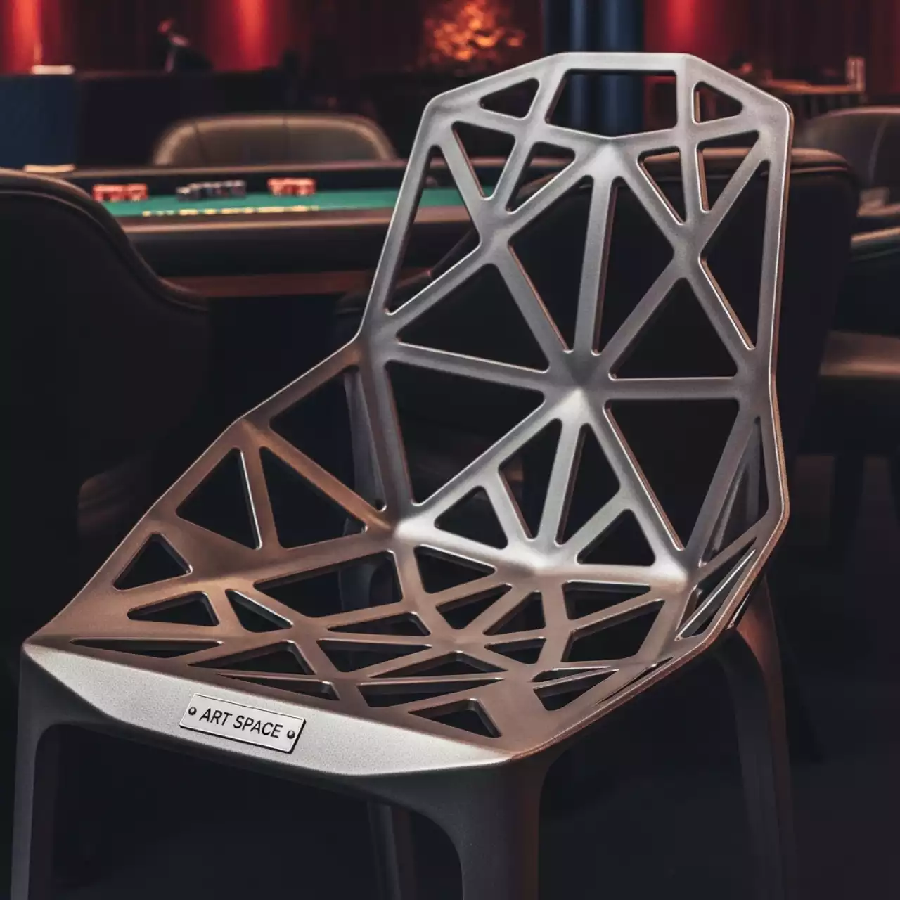 Аренда Кресло Gera металлическое из литого алюминия в Mantera Supreme — ART SPACE