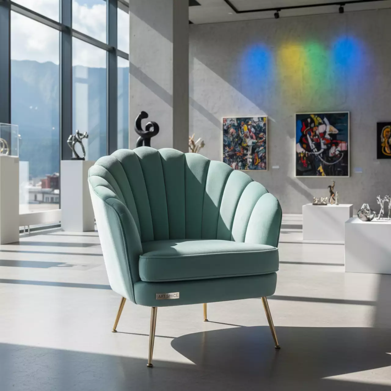 Аренда Кресло Хаул мятное в Radisson Hotel Rosa Khutor — ART SPACE