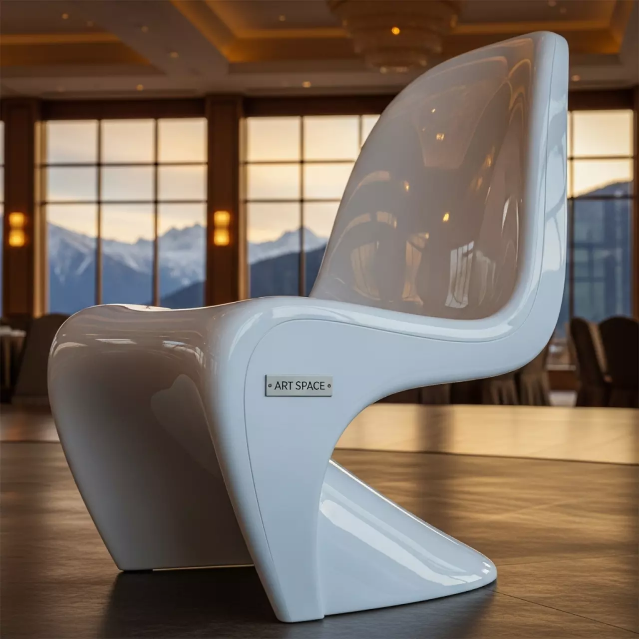 Аренда Кресло Hi Tech белое в Rixos Krasnaya Polyana — ART SPACE