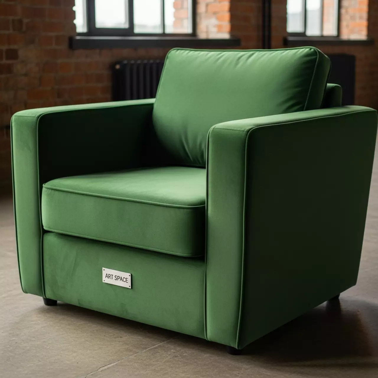 Аренда Кресло Huge зеленый велюр в Karat Resort — ART SPACE