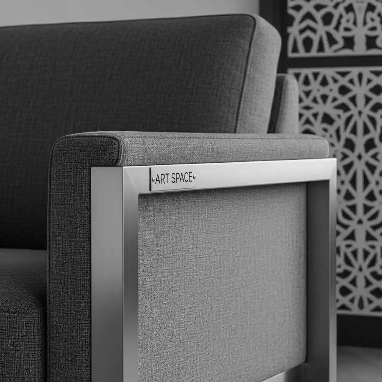 Аренда Кресло интерьерное Глория каркас алюминий в City Park Hotel Sochi — ART SPACE