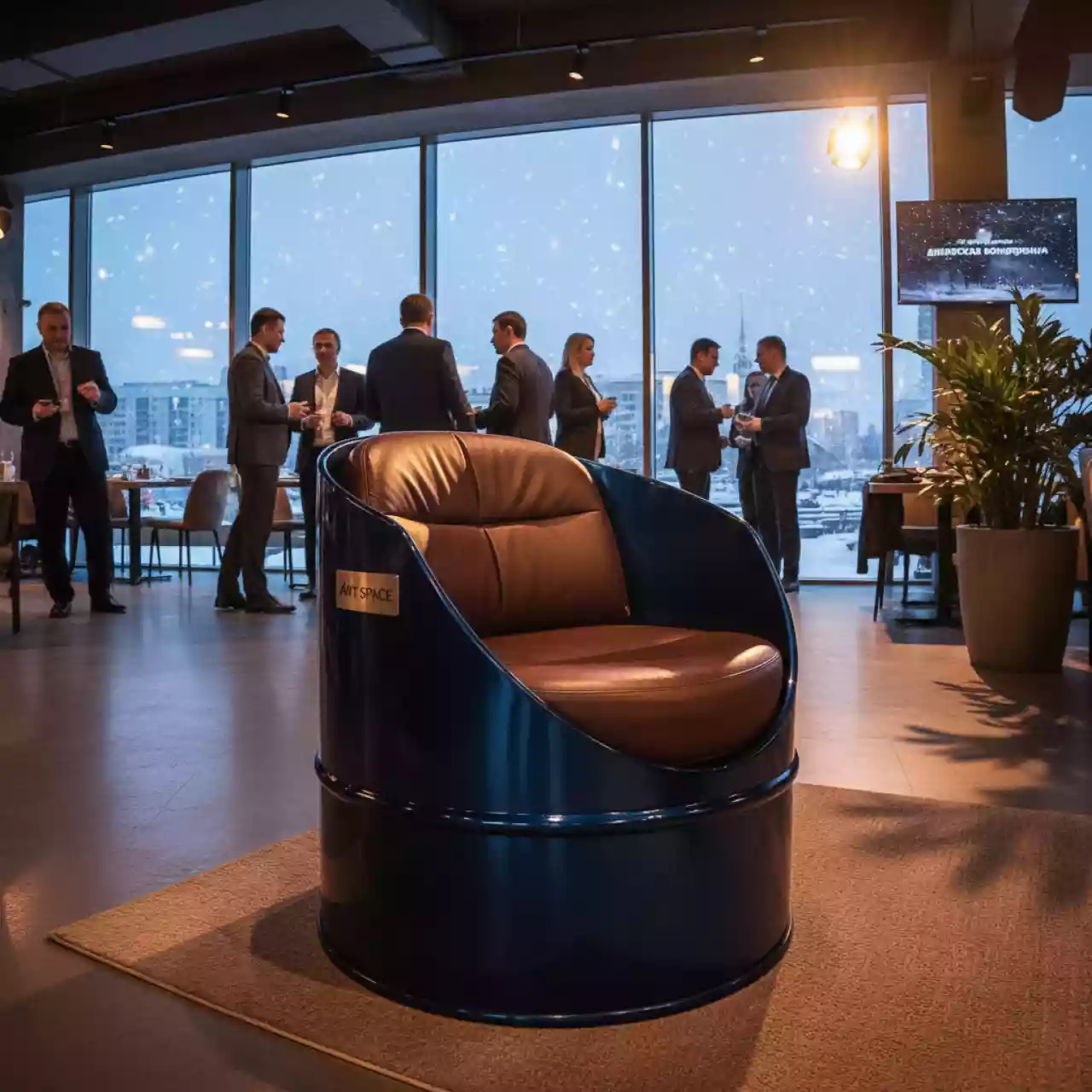 Аренда Кресло из бочки в ресторане «Магадан» — ART SPACE