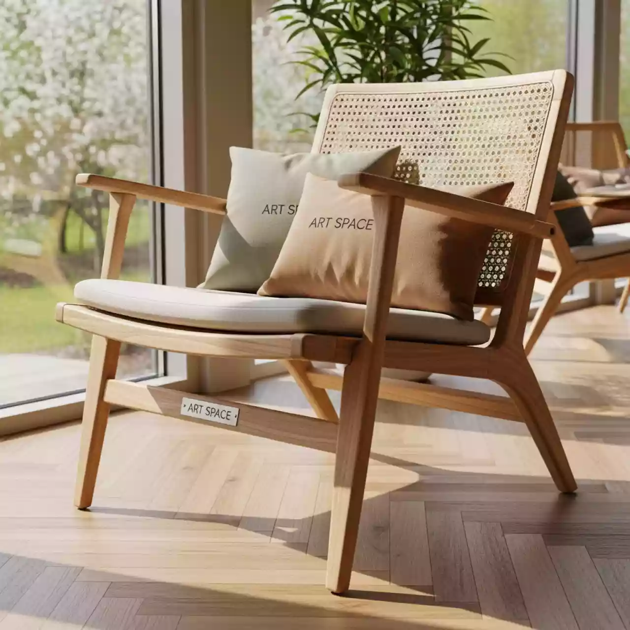 Аренда Кресло из ротанга без подлокотников в Гранд Отель Поляна — ART SPACE