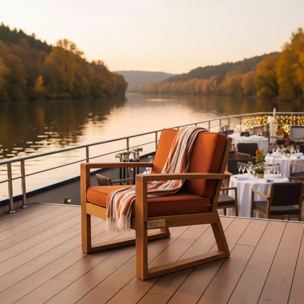 Аренда Кресло из тика ZALONGO на теплоходе «Дагомыс» — ART SPACE