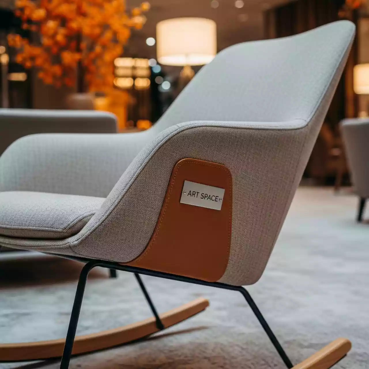 Аренда Кресло качалка Файн Canvas ткань экокожа в Маринс Парк Отеле — ART SPACE