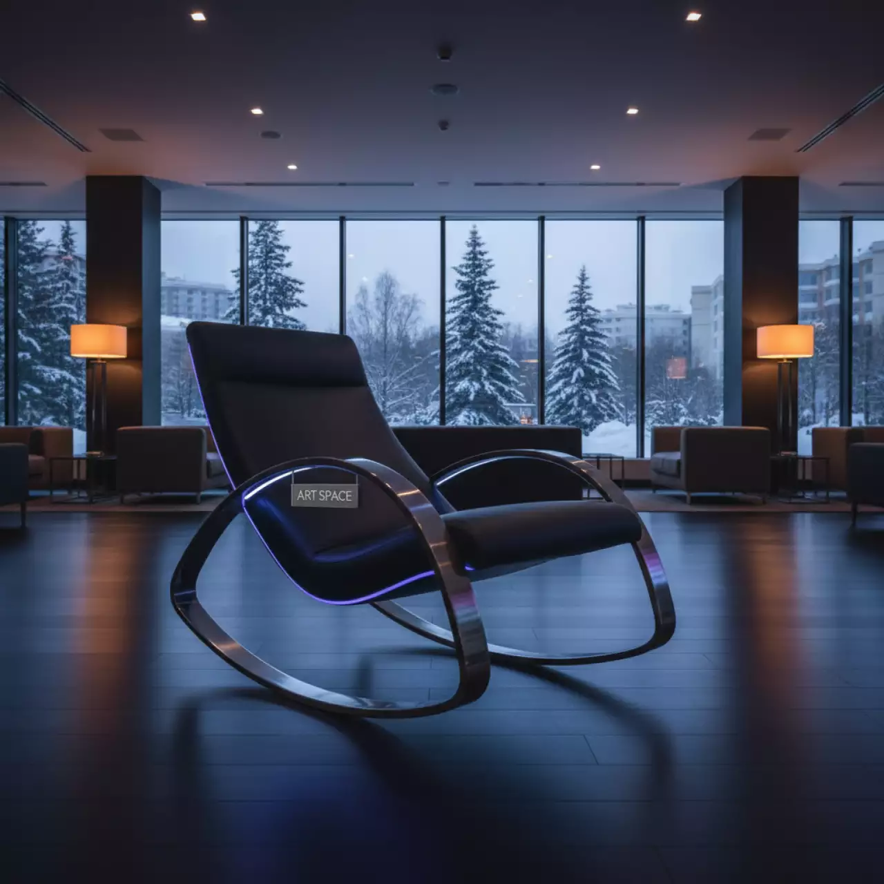 Аренда Кресло качалка из экокожи в Сочи Парк Отеле — ART SPACE