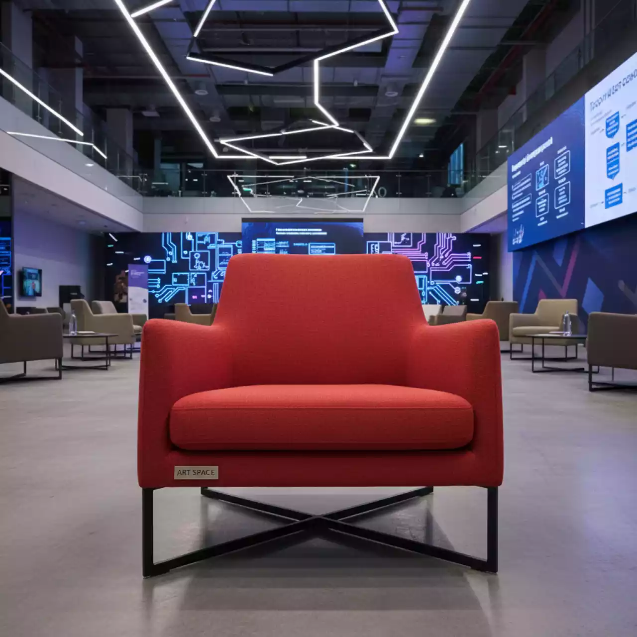 Аренда Кресло Klippan red в Гранд Отель Сочи — ART SPACE