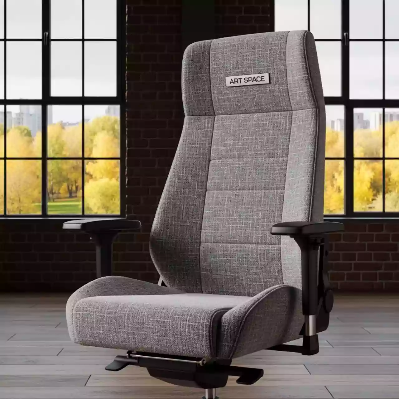 Аренда Кресло компьютерное Lotus S4 ткань в МФК «Горный» — ART SPACE